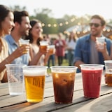 thumbnail of 1200 PP Ausschankbecher transparent 16 oz/450 ml 0,4 l Füllstrich