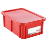 thumbnail of GILAC Bac renforcé HACCP 600 x 400 + couvercle - 35 L - Rouge G119809