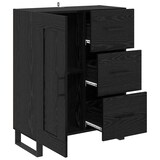 thumbnail of vidaXL Sideboard mit Schubladen Schwarz Eichen-Optik 69,5 x 34 x 90 cm