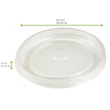 thumbnail of ECOLOMIQUE - 50 Pcs - Couvercle PP transparent - Diam: 9,6 cm, Idéal pour contenants standards - ECO210SOUPLPP96