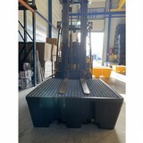 thumbnail of Bac de rétention pehd 475l eco pour 4 fûts - plast'up rotomoulage - NOIR