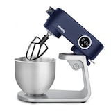 thumbnail of H.Koenig KM126 keukenmachine, professioneel, multifunctioneel, 5 L, roestvrij staal, matblauw, krachtig, 800 W, 8 snelheden