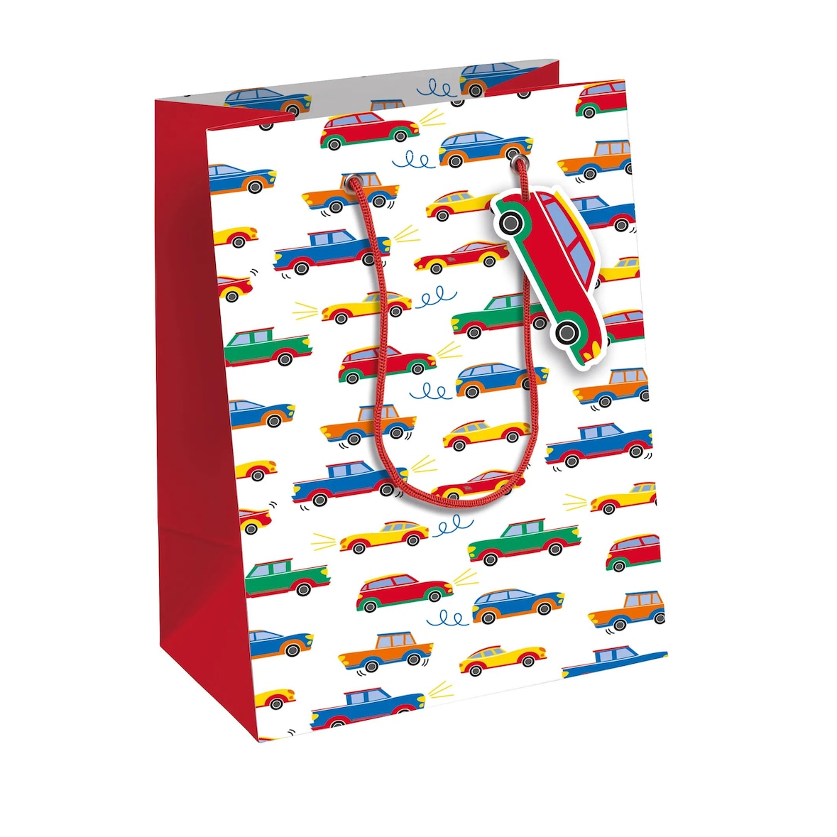 Clairefontaine 6x Autos, Kinder, Geschenktasche M 21,5x10x25cm - Mehrfarbig 32472-3C