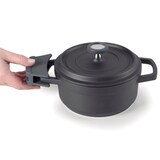 thumbnail of Cocotte 24 cm en   avec couvercle -  420.00 cl Noir Rond Fonte D'aluminium Lacor 28.00x26.00 cm