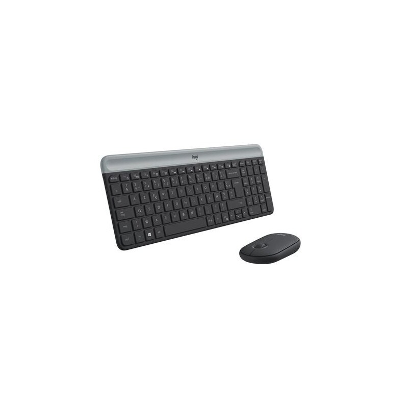 Clavier Et Souris Sans Fil Logitech Mk470 Noir
