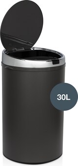 thumbnail of Les Collectors Sensor-Küchenabfalleimer N°235 / Sensor / Edelstahl / dunkelgrau, 30 L / Automatische Öffnung