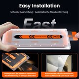 thumbnail of 3x 9H Panzerglas für iPhone Air Full-Screen HD KLAR Montagehilfe Tempered Glass Schutzglas Displayschutz Schutzfolie Screen-Protector