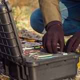 thumbnail of HMF ODK100 Outdoor-Fotokoffer, Transportkoffer mit Rasterschaumstoff, 23 x 19 x 11 cm