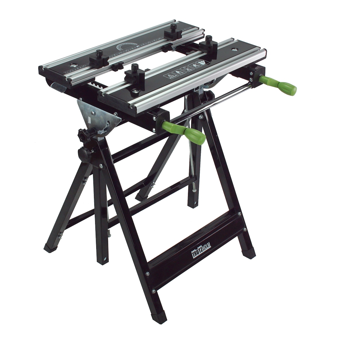 Werkbank Premium Alu klappbar höhenverstellbar 7 Stufen Werktisch Schnellspanner, bis 90°  neigbar