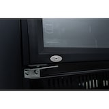 thumbnail of METRO Professional Réfrigérateur à boissons double porte GSC2360BDD, 347 L, froid ventilé, portes vitrées, noir