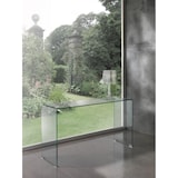 thumbnail of Oreste Luchetta consolle MESA in vetro curvato H.70 x L.125 x P.40 cm