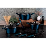thumbnail of Berlinger Haus Set di Pentole Induzione 10-Piece Alluminio Antiaderente 2 Casseruoli 2 Padelle Blu marino BH-6143
