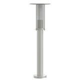 thumbnail of Helloshop26 - Lampadaire d'extérieur argenté 60 cm acier inoxydable Argent 02_0042518
