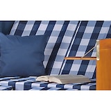 thumbnail of Strandkorb - bene living - Ostsee - karo/blau - PE weiß