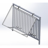 thumbnail of Jet-Line®  Balkonkraftwerkhalterung | Geländer Befestigung | für 1 Solarmodule | Neigungswinkel 25-4