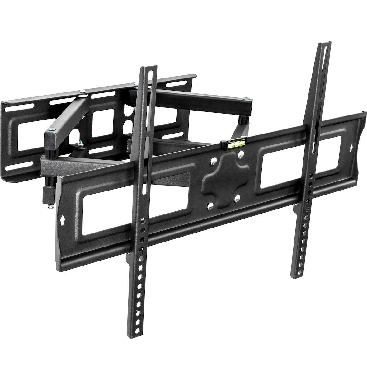 tectake Soporte de pared inclinable y giratorio para TV de 32" a 100" (81-254 cm), VESA 600 x 400, soporta hasta 120 kg  Negro
