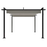 thumbnail of vidaXL Paviljoen met uitschuifbaar dak 3x3 m crème