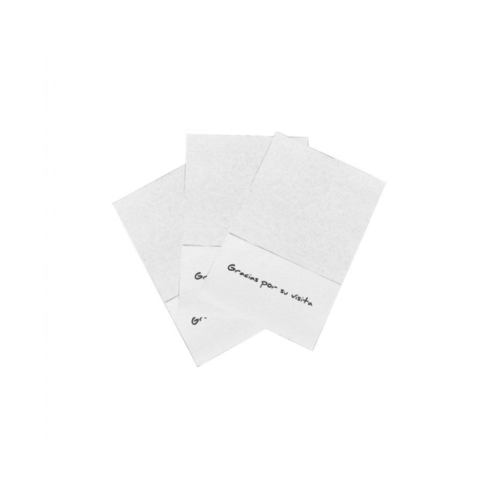 Caja 60 paq. Servilletas Miniservis Sulfito 17x17 Blanco