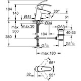 thumbnail of Miscelatore per lavabo grohe eurosmart new monocomando accessori bagno