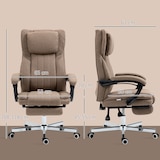 thumbnail of Vinsetto silla de oficina giratoria con 6 puntos de masaje vibratorio silla escritorio reclinable con altura ajustable control remoto 65x61x108-118 cm