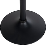 thumbnail of CHEFGASTRO Stehtisch rund HxBxT 108x60x60cm Holz Schwarz/Schwarz Bistrotisch