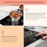 thumbnail of Delicatessa Slim Domino Induktionskochfeld 3500W Timer schwarz Schwarzes Glas