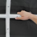 thumbnail of tectake Tendone feste Mammut 8 x 4 m con sistema ad incastro, stabile ed idrorepellente - grigio - 404973