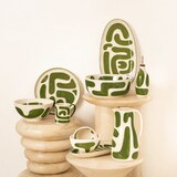 thumbnail of Saladier Lulli vert 23 cm -  Rond Grès Table Passion 24.00x24.00 cm