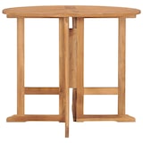 thumbnail of vidaXL Klappbarer Garten-Esstisch Ø90x75 cm Massivholz Teak