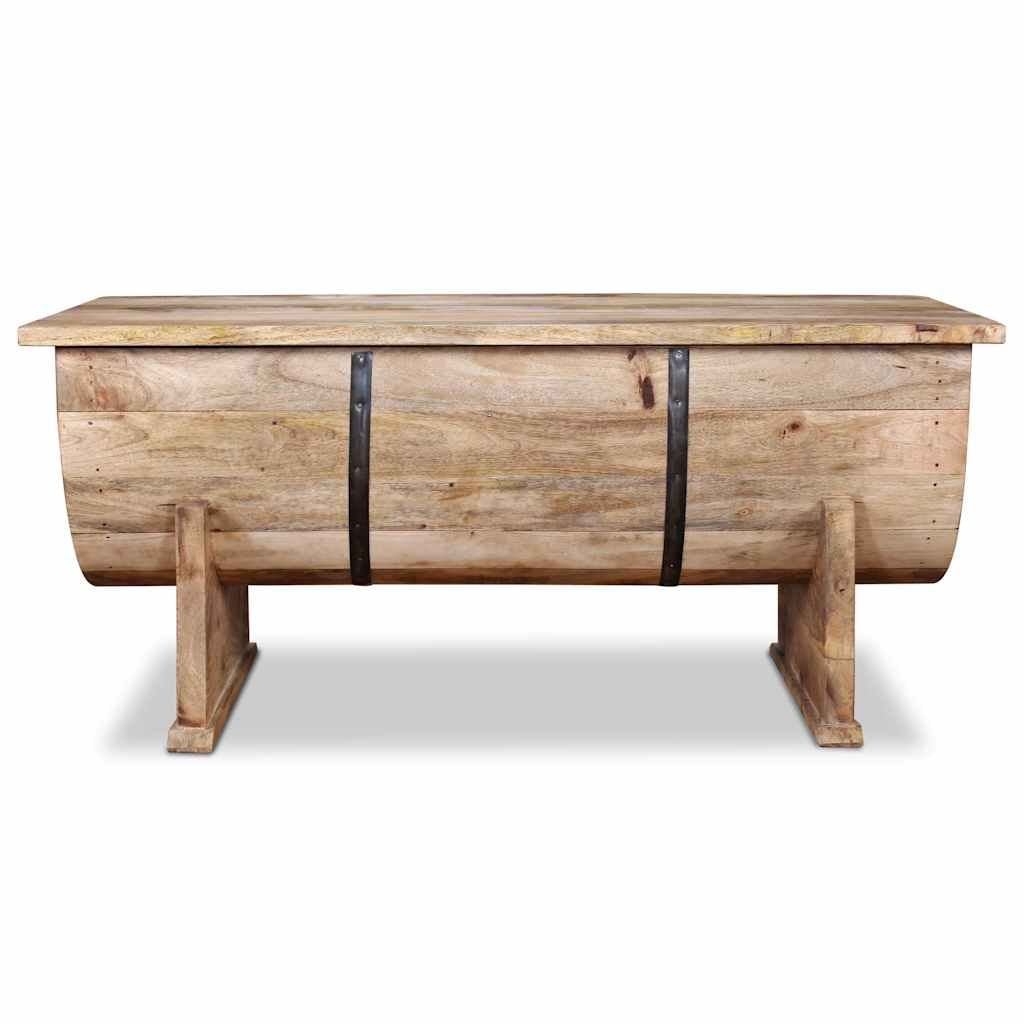 Couchtisch Mangoholz Massiv 3 | vidaXL : Farbe - Braun
