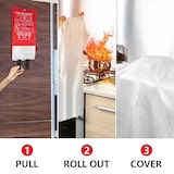 thumbnail of Couverture anti-feu ignifuge en fibre de verre (1,0 m x 1,0 m)