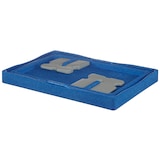 thumbnail of METRO Professional Thermobox Euronorm, EPP, 65 L, Toplader, mit Kühlakku-Deckel und Kunststoffeinlage, blau