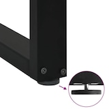 thumbnail of vidaXL Bartafelpoten 2 st U-vormig 50x(110-111) cm staal zwart