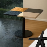 thumbnail of Estrutura de mesa Marudi redondo/preto