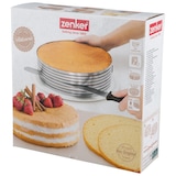 thumbnail of Zenker Patisserie Tortenboden-Schneidhilfe, Tortenring, Tortenschneider, Edelstahl, passend für Ø 26 / 28 cm, 7701