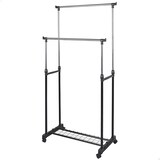 thumbnail of Cabideiro Duplo Max Home, Altura Ajustável, com Rodas e Cabideiro Inferior