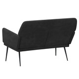 thumbnail of vidaXL Sitzbank Schwarz 108x79x79 cm Samt