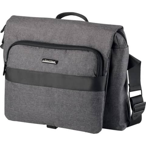 Umhängetasche WALKER grau 35x23x8cm