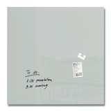 thumbnail of Sigel GL203 Glas-Whiteboard / große Glasmagnettafel Artverum, 100x100 cm, grau