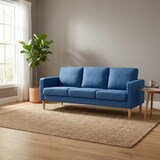 thumbnail of BS COM Divano 3 posti Scandinavo in Tessuto cm 177x73x82 177x73x82 cm Blu