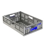 thumbnail of Boîte pliante à fentes aux normes européennes 600 x 400 x 120 | Boîte pliante NE 6412 Gris | DENOX