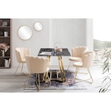 thumbnail of SalesFever Esstisch 160x90 cm | Glas | B 160 x T 90 x H 76 cm | Schwarz