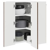 thumbnail of vidaXL Küchenwandschrank mit Regal Braun Eichen-Optik 57 x 57 x 80 cm