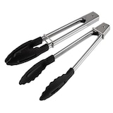 thumbnail of APS 75870 Universalzangen 2er Set, Edelstahl, Greifer aus Polyamid, Länge: 18 cm, inklusive Halterung