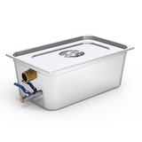 thumbnail of Bac à graisse inox sous évier 50 repas 530x325x200 mm