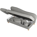 thumbnail of Max Winzer Recamiere mit Armteil links klappbar Selma - hellgrau