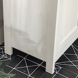 thumbnail of kleankin mueble para debajo del lavabo armario bajo lavabo de madera con 2 puertas y estante ajustable armario de baño de suelo moderno 60x30x60 cm