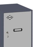 thumbnail of SimonRack Armadietto Piccolo Spogliatoio in metallo Bas 475x300x500, 1 Porte, Antrazite/Grigio - Simonlocker