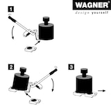 thumbnail of WAGNER Transporthilfe LIFT & ROLL Kombi-Set 5 tlg. - 4 Rollys + 1 Lifter/Möbelheber, Gesamt-Tragkraft 800 kg - 20311305