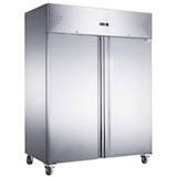 thumbnail of Armoire réfrigérée positive 2 portes pleines 1200 L - Finition Inox